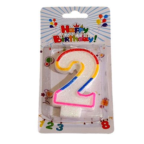 Birthday Candles - Number 2 (w)