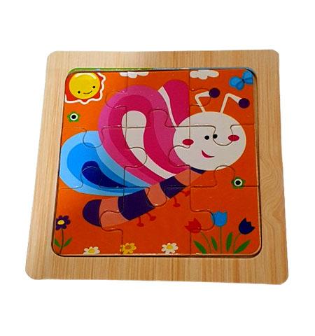 Educational Toys : Puzzles with 9 Pieces - Bee