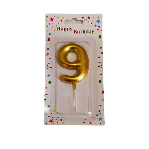 Birthday Candles - Number 9