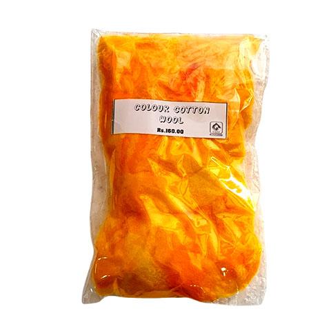 Color Cotton Wool - Yellow