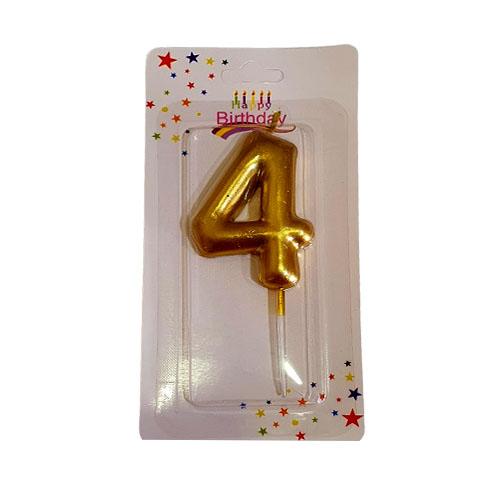 Birthday Candles - Number 4