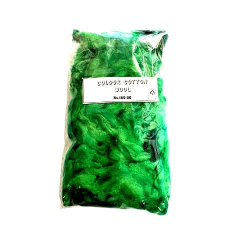 Color Cotton Wool - Green