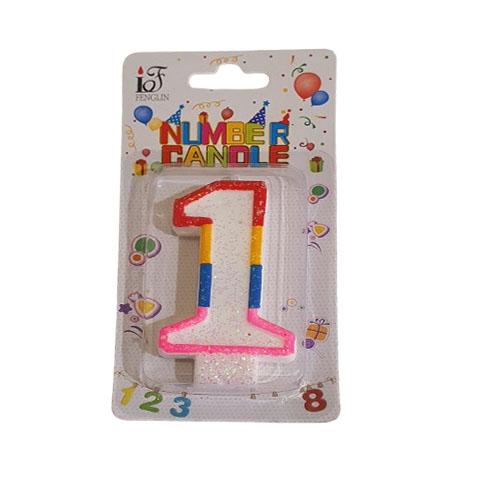 Birthday Candles - Number 1 (w)