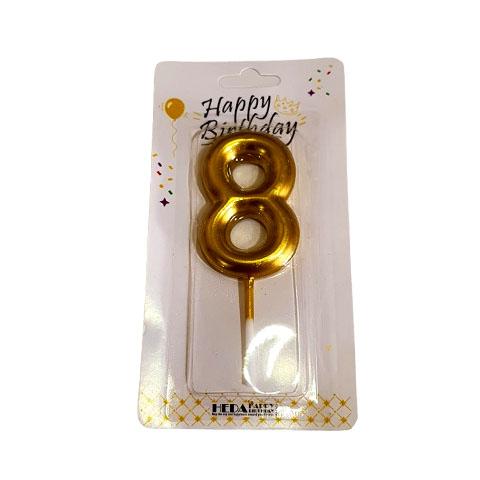Birthday Candles - Number 8