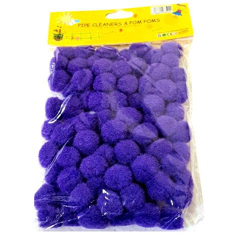 Pom Poms - Purple