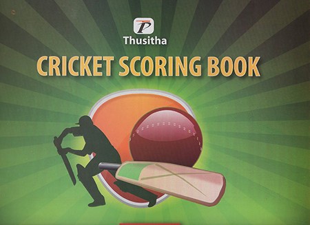 Cricket Scoring Book 9 (50 innings)