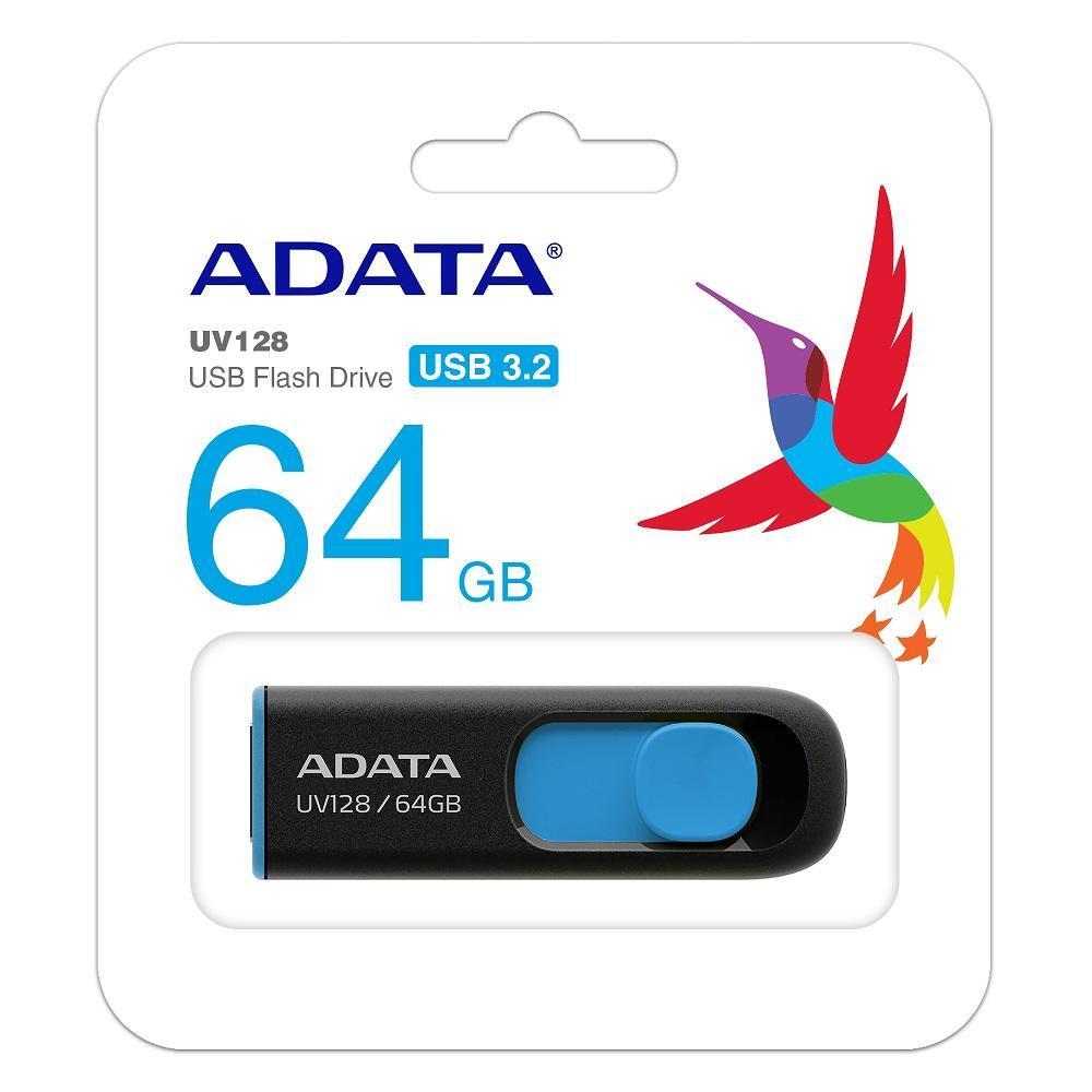 ADATA FLASH DRIVE 64GB UV128 GEN 3.2