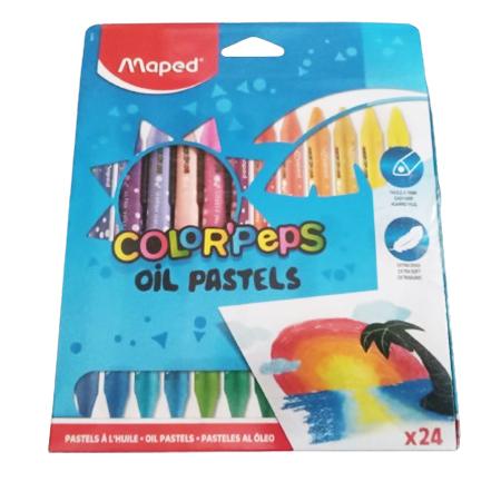 MAPED OIL PASTELS - 24 COLOURS