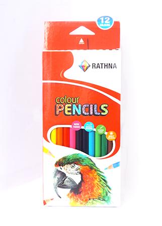 RATHNA COLOUR PENCILS 12 COLOURS