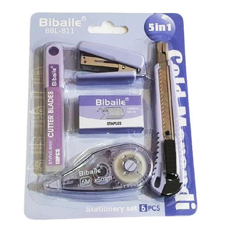 BIBAILE STATIONERY SET 5PCS - BBL811