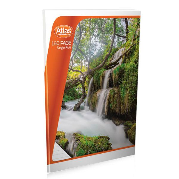 ATLAS SINGLE RULE EXERCISE BOOK 160 PAGES