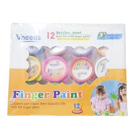 FINGER PAINT 12 colours X 30ML