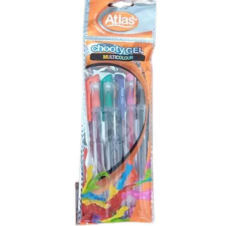 ATLAS CHOOTY GEL MULTICOLOUR SET - 5PCS