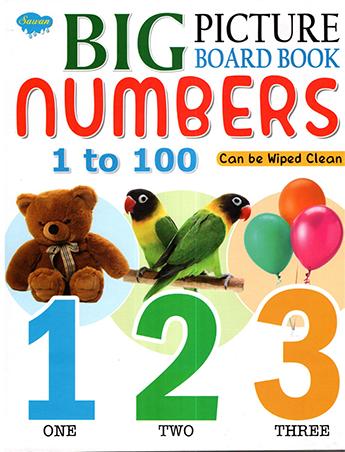 BIG PICTURE BOARD BOOK NUMBERS 1 TO 100