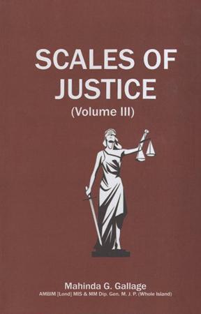 Scales of justice (Volume III)