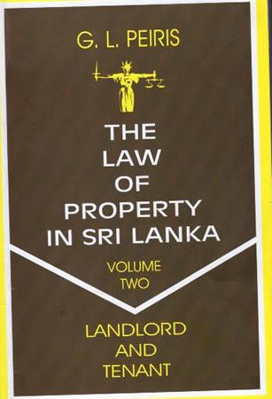 THE LAW OF PROPERTY IN SRI LANKA - VOL TWO