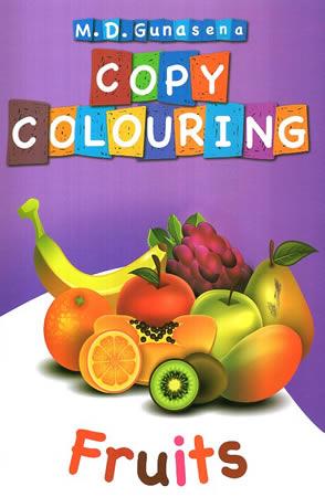 Copy Colouring - Fruits