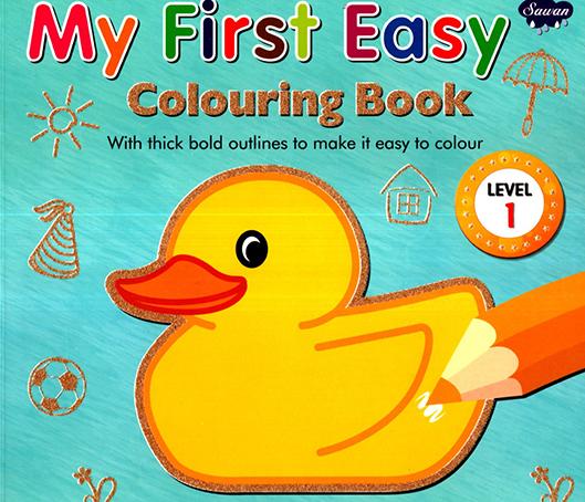 MY FIRST EASY COLOURING BOOK LEVEL 1