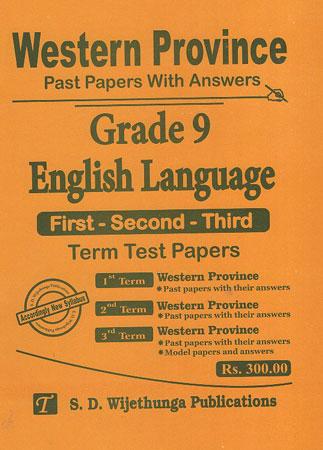 Western Province : Grade 9 English Language