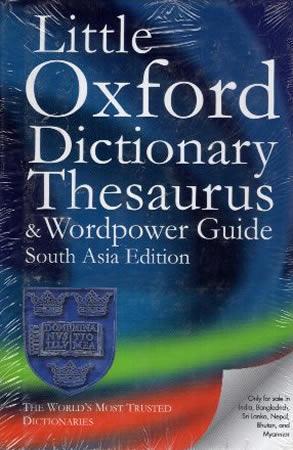 LITTLE OXFORD DICTIONARY THESAURUS