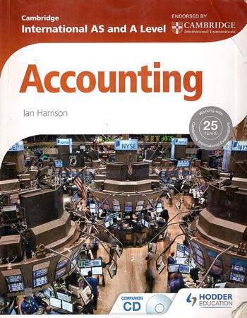 CAMBRIDGE INTERNATIONAL AS AND A LEVEL ACCOUNTING - COURSEBOOK