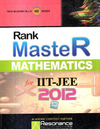 RANK MASTER MATHEMATICS FOR IIT - JEE 2012