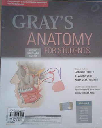 GRAY`S ANATOMY FOR STUDENT - SECOND SOUTH ASIA EDITION
