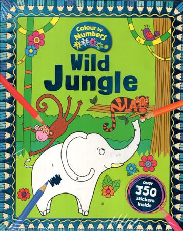 COLOUR BY NUMBERS 1234 WILD JUNGLE