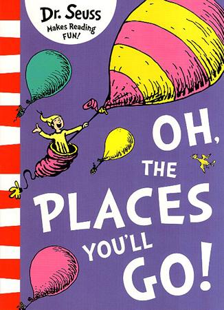 DR. SEUSS MAKES READING FUN BOOK SERIES - OH THE PLACES YOU'LL GO !