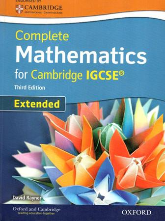 EXTENDEL MATHEMATICS FOR CAMBRIDGE IGCSE - third edition