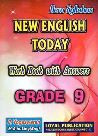 NEW ENGLISH TODAY WORK BOOK WITH ANSWERS - GRADE 9
