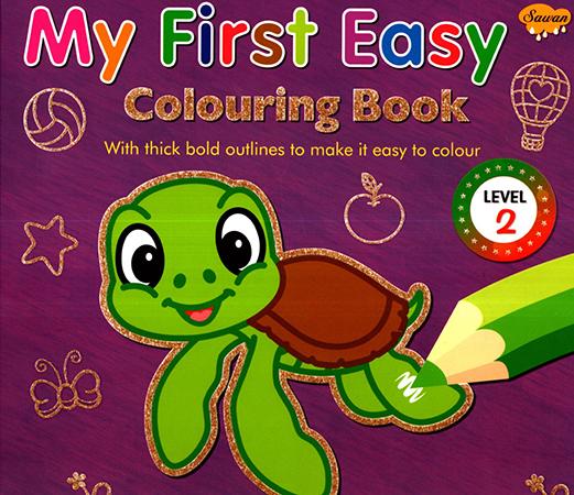 MY FIRST EASY COLOURING BOOK LEVEL 2