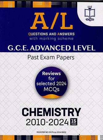 G.C.E. A/L CHEMISTRY PAST PAPERS & ANSWERS 2010-2024